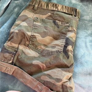 Time and Tru Brown Camouflage Shorts